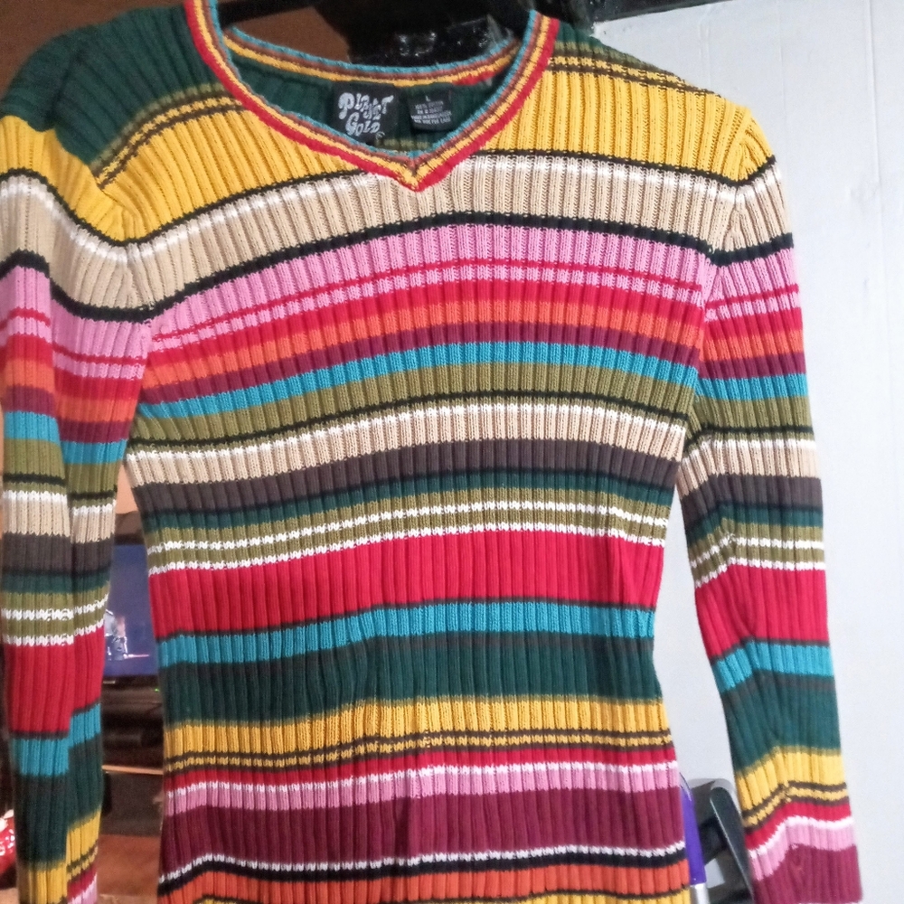 Striped sweatshirt